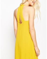 gelbes Maxikleid von Asos