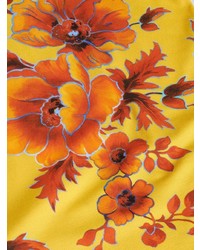 gelbes Polohemd mit Blumenmuster von Etro