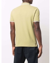 gelbes Polohemd von Stone Island