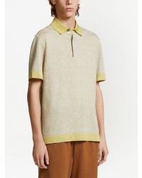 gelbes Polohemd von Zegna