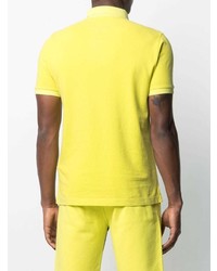 gelbes Polohemd von Stone Island