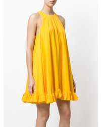 gelbes schwingendes Kleid von MSGM
