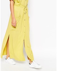 gelbes Shirtkleid von Asos