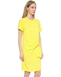 gelbes Shirtkleid von DKNY
