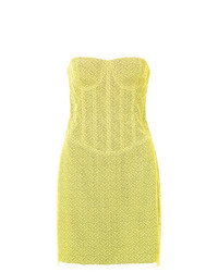 gelbes figurbetontes Kleid aus Spitze von Dvf Diane Von Furstenberg