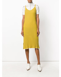 gelbes Strick Camisole-Kleid von Marni