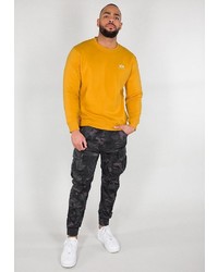gelbes Sweatshirt von Alpha Industries