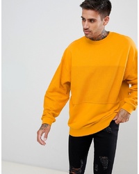 gelbes Sweatshirt von ASOS DESIGN