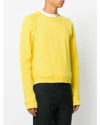 gelbes Sweatshirt von Haider Ackermann