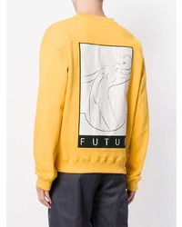 gelbes Sweatshirt von Futur