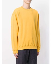 gelbes Sweatshirt von Futur