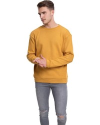 gelbes Sweatshirt von Urban Classics