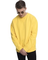 gelbes Sweatshirt von Urban Classics