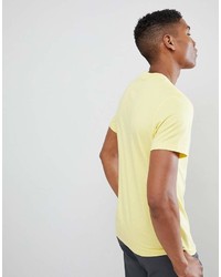 gelbes T-Shirt mit einem Rundhalsausschnitt von Weekday