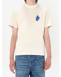 gelbes T-Shirt mit einem Rundhalsausschnitt von JW Anderson