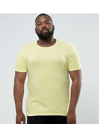 gelbes T-Shirt mit einem Rundhalsausschnitt von Asos