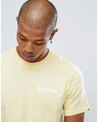 gelbes T-Shirt mit einem Rundhalsausschnitt von Element
