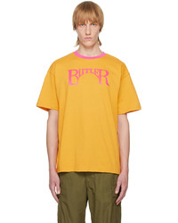 gelbes T-Shirt mit einem Rundhalsausschnitt von BUTLER SVC