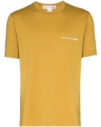 gelbes T-Shirt mit einem Rundhalsausschnitt von Comme Des Garcons SHIRT