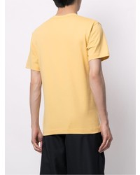 gelbes T-Shirt mit einem Rundhalsausschnitt von Comme Des Garcons SHIRT