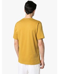 gelbes T-Shirt mit einem Rundhalsausschnitt von Comme Des Garcons SHIRT