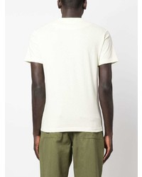 gelbes T-Shirt mit einem Rundhalsausschnitt von Stone Island