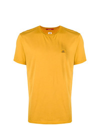 gelbes T-Shirt mit einem Rundhalsausschnitt von CP Company