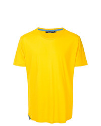 gelbes T-Shirt mit einem Rundhalsausschnitt von Dolce & Gabbana