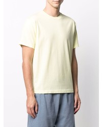 gelbes T-Shirt mit einem Rundhalsausschnitt von Stone Island