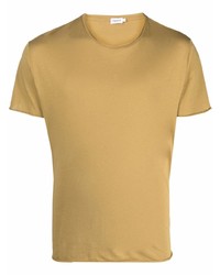 gelbes T-Shirt mit einem Rundhalsausschnitt von Filippa K