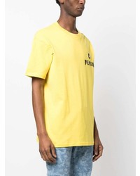 gelbes T-Shirt mit einem Rundhalsausschnitt von Philipp Plein