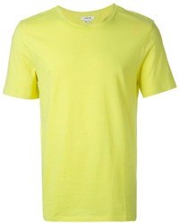 gelbes T-Shirt mit einem Rundhalsausschnitt von Helmut Lang
