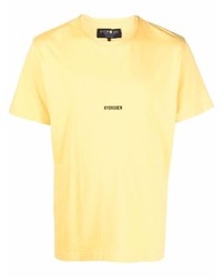 gelbes T-Shirt mit einem Rundhalsausschnitt von Hydrogen