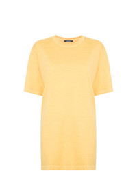 gelbes T-Shirt mit einem Rundhalsausschnitt von Jac+ Jack