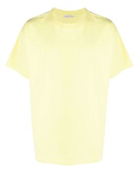 gelbes T-Shirt mit einem Rundhalsausschnitt von John Elliott