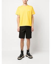 gelbes T-Shirt mit einem Rundhalsausschnitt von Jacquemus