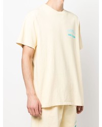 gelbes T-Shirt mit einem Rundhalsausschnitt von Harmony Paris