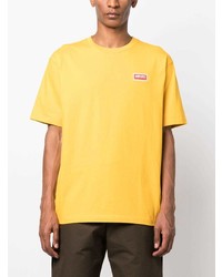 gelbes T-Shirt mit einem Rundhalsausschnitt von Kenzo