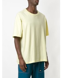 gelbes T-Shirt mit einem Rundhalsausschnitt von Àlg