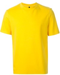 gelbes T-Shirt mit einem Rundhalsausschnitt von Neil Barrett