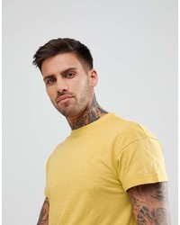 gelbes T-Shirt mit einem Rundhalsausschnitt von New Look