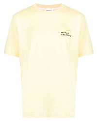 gelbes T-Shirt mit einem Rundhalsausschnitt von Norse Projects