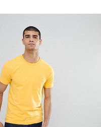 gelbes T-Shirt mit einem Rundhalsausschnitt von Nudie Jeans