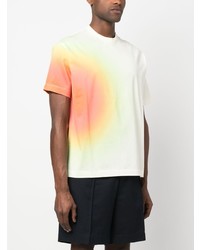 gelbes T-Shirt mit einem Rundhalsausschnitt von Paul Smith