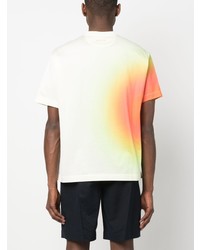 gelbes T-Shirt mit einem Rundhalsausschnitt von Paul Smith