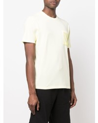 gelbes T-Shirt mit einem Rundhalsausschnitt von C.P. Company