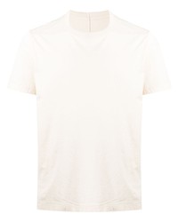 gelbes T-Shirt mit einem Rundhalsausschnitt von Rick Owens