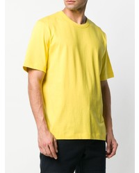 gelbes T-Shirt mit einem Rundhalsausschnitt von Joseph