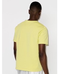 gelbes T-Shirt mit einem Rundhalsausschnitt von Bottega Veneta