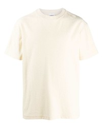 gelbes T-Shirt mit einem Rundhalsausschnitt von Soulland
